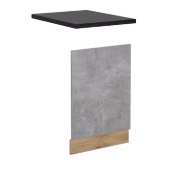 Vicco Façade de lave-vaisselle Béton 45cm , PT Anthracite