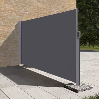 Stores latéral paravent 1,6 x 3,5 m extérieur brise vue pour terrasse – Gris anthracite – Sunny Inch