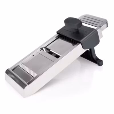 Mandoline Inox – 3 Inserts Julienne – Lame Ondulée –  Was Germany