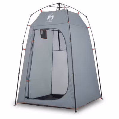 Tente d&rsquo;intimité gris libération rapide imperméable vidaXL