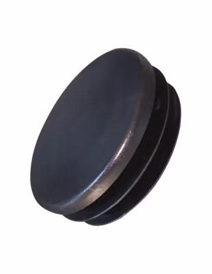 Bouchon rond pour tube Diamètre Extèrieur 42 Intérieur 32-37 nylon noir – 1 pièce