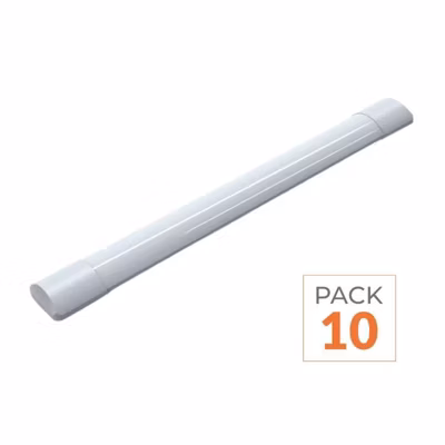 Pack de  10 – Réglette LED 150cm 50W IP40 – Blanc Froid 6000K – 8000K – SILAMP