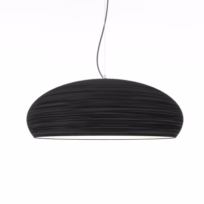LUMICOM – UFO Suspension, 1xE27, max 42W, métal, noir/blanc, D.60cm