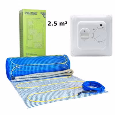 Kit chauffage au sol 2,5 m², 170 W/m² + MST-1 thermostat