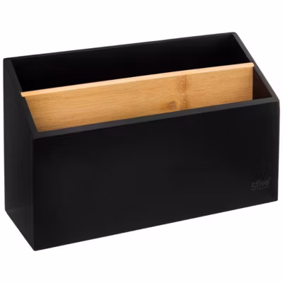 Organiseur bambou Noir Bava – 5Five