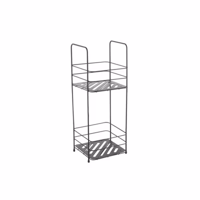 Etagère 2 niveaux KERY Acier Noir mat MSV