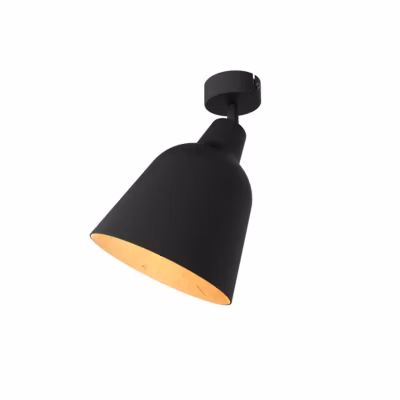 LUMICOM – DONG Plafonnier, 1X E27, max 42W, métal, feuille de cuivre/corten, D.25cm