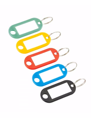Anneau porte-étiquette, PVC, couleurs assorties – THIRARD