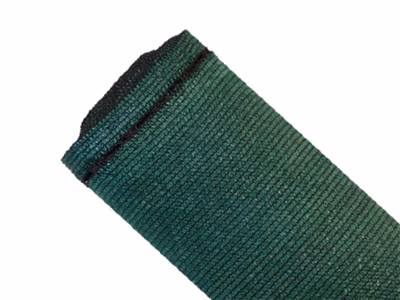 Brise-vue 90% – Vert/noir – 185gr/m² – Boutonnières Vert/Noir 2m x 10m