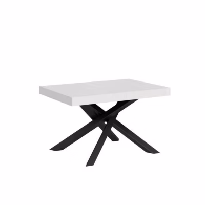 Table extensible – Volantis – 90×140/244 cm – Frêne Blanc – Anthracite