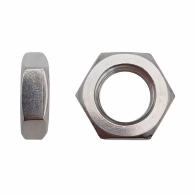 100 Ecrous Hexagonaux Bas M16 mm – DIN 439 – Inox A2 – D-Work