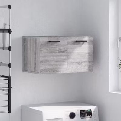 vidaXL Armoire murale Sonoma gris 60×36,5×35 cm Bois d&rsquo;ingénierie 830026