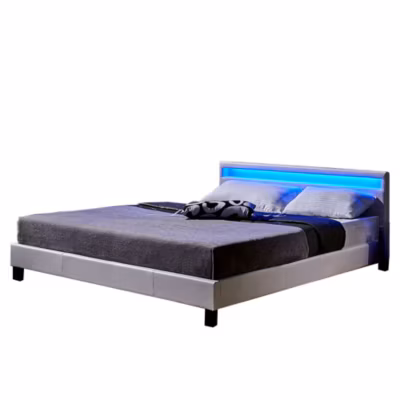 Lit LED ASTRO blanc 180 x 200 cm
