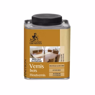 VERNIS BOIS BRILLANT 250ML INCOLORE   – Les anciens ébénistes
