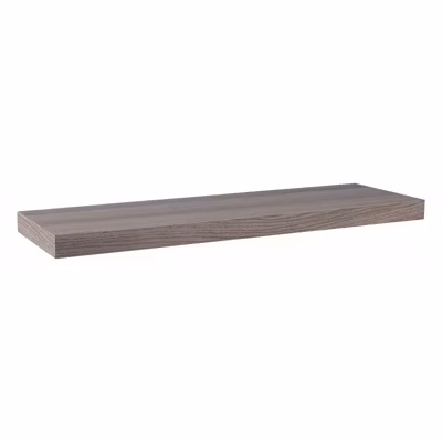 Étagère murale, étagère alvéolée, étagère en bois, étagère murale, noyer gris, 75x23x3,8 cm – Minerva