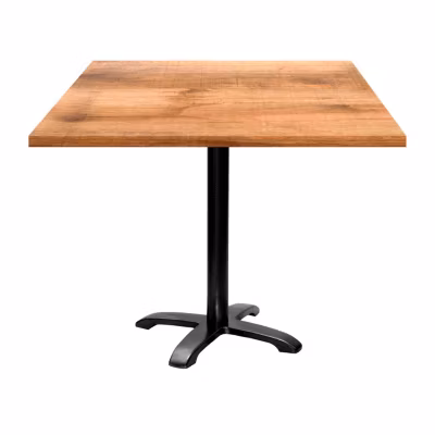 Table 90x90cm – modèle Bazila tanin clair – Restootab