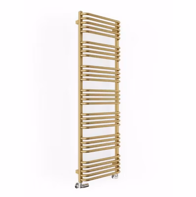 Sèche-serviette eau chaude doré de 1140mm de haut et 300mm de large – 362 Watt – ALE1140/300SXBRA