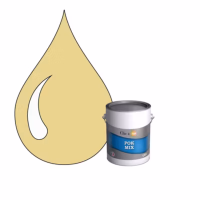 POK MIX : Peinture Meuble Satinée Multi-supports Intérieur – 1L – RAL 1015 – Ivoire Clair – Clic & Pok