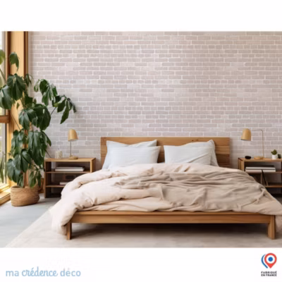 Papier peint Mur briques rouges – Intissé – 300 cm – 280 cm – MaCrédenceDéco