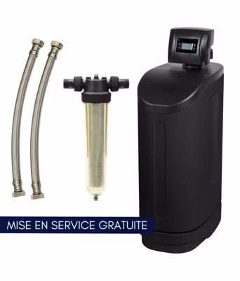 Adoucisseur d&rsquo;eau PHOCION 34L gros débit avec Accessoires + Mise en Service Gratuite