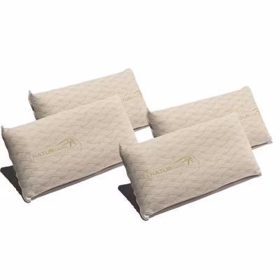 Oreiller – ECCOX – Natur Care – 70 x 40 cm – Mousse à mémoire – Housse amovible – Beige