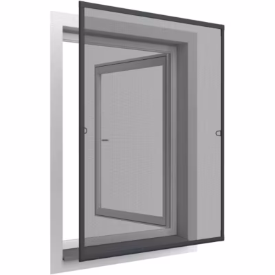 Moustiquaire pour fenêtre avec ressorts d&rsquo;accrochage 120×140 cm
