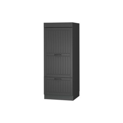 Vicco Armoire micro-ondes Gris foncé 60cm