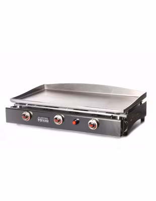 Plancha Gaz 3 Feux Tout Inox Lagoa