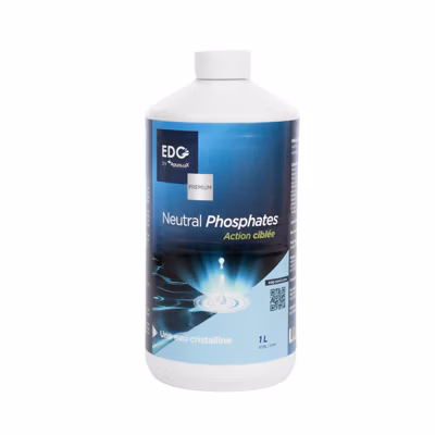 Neutral Phosphates – Stop Phosphates Algues Vertes Piscine – Compatible Tout Traitement – Bidon 1L – Edg Gamme Premium