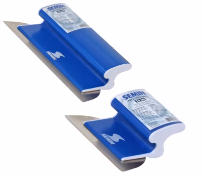 Lame CE 78 pour Enduire et Lisser, 15 cm Semin et Lame CE 78 pour Enduire et Lisser, 25 cm