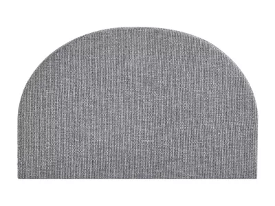 Tête de lit 140 cm – Tissu texturé – Gris – PANIOTI