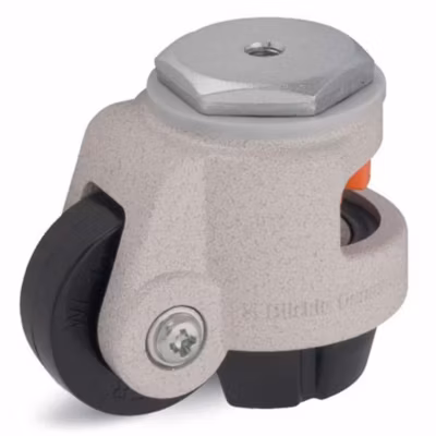 Roulette à réglage en hauteur, roue de 42 mm, roulette Blickle, capacité de charge de 180 kg, HRIG-POA 45G