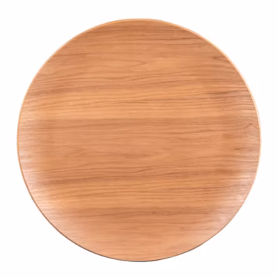 Assiette de présentation bois naturel 34 cm