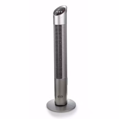 ARGO ASPIRE TOWER – Ventilateur Colonne – 45 Watts – Télécommande Infrarouge – Flux d&rsquo;Air Puissant – 73,5 cm de Hauteur – Argent