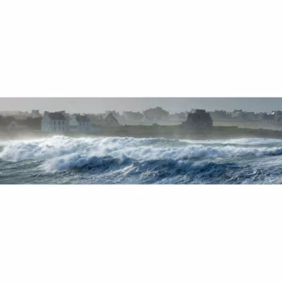 Tableau sur toile baie audierne 30×97 cm Fabriqué en France