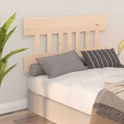 vidaXL Tête de lit 123,5x3x81 cm Bois massif de pin 819110