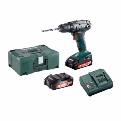 perceuse metabo visseuse bs 18 18.0 V avec batterie sans fil 1.5 Ah
