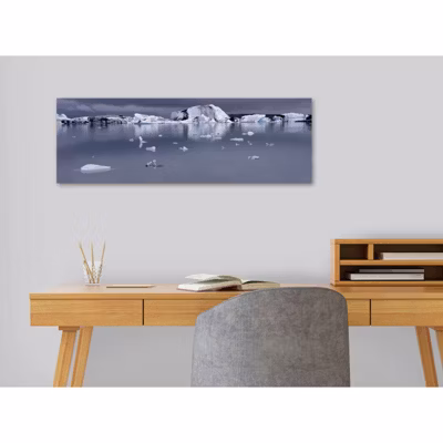 Tableau toile XXL en kit Silence 90 x 30 cm – Toile textile sans PVC