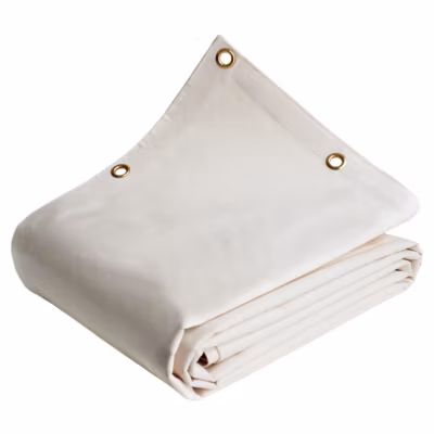 Bâche Bois 2×3 m Blanc Crème – Garantie 8 ans TECPLAST – LP640BO – Bâche de protection étanche en PVC pour Bois de chauffage