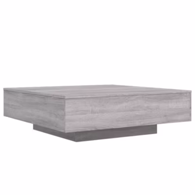 Table basse sonoma gris 100x100x31 cm bois d&rsquo;ingénierie vidaXL