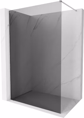 Mexen Kioto-X Paroi de douche Walk-in 50 x 200 cm, graphite 10 mm, chrome – 800-050-101-01-40-X