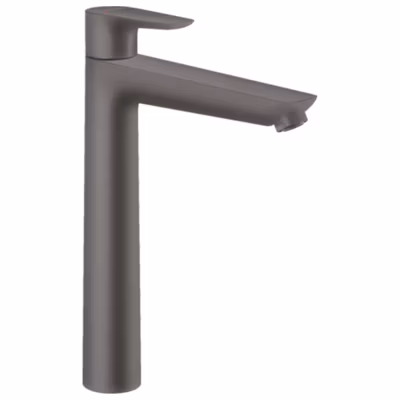 HANSGROHE Mitigeur lavabo Talis E 240, avec tirette et vidage noir chromé brossé