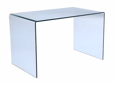 Bureau – Verre courbé – Transparent – ELSTRON