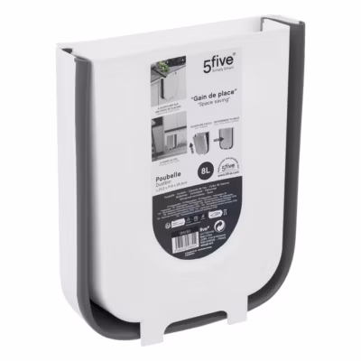 Poubelle de cuisine retractable 8 L