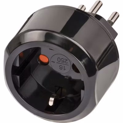 Adaptateur de voyage Prise Europe vers Suisse BRENNENSTUHL
