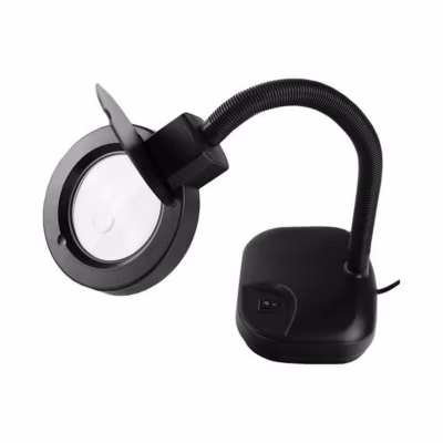 Flexo Lampe de bureau EDM Loupe de table Noir (14 x 32 cm)