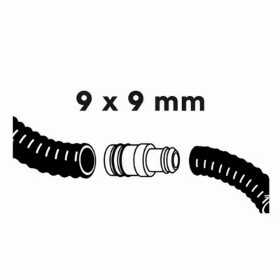 Raccord de tuyaux droits -diam. 19×19 mm – Outside living