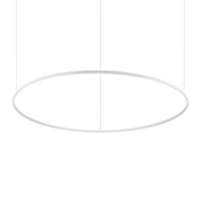 Ideal Lux ORACLE SLIM Plafonnier LED rond intégré non gradable 150 cm 2700 K Blanc