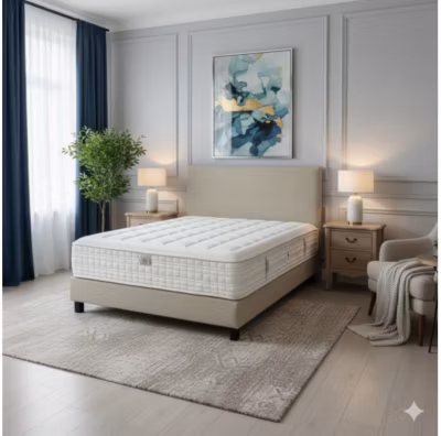 Matelas Essenzia HERITAGE 1200 RESSORTS FERME 90×190 Ressorts