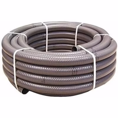 Tuyau PVC semi rigide Longueur 15M diamètre 63mm extérieur  Gris souple diam intérieur 55mm ZENLYS Piscine au sel ou chlore